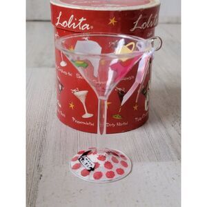 Lolita mini Martini fashionista glass ornament Xmas decor